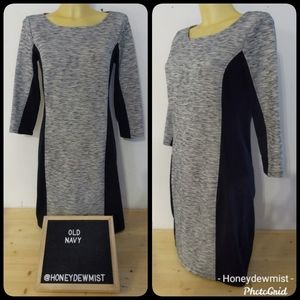 🌹5/25🌹OLD NAVY Grey and Black Color Block Dress